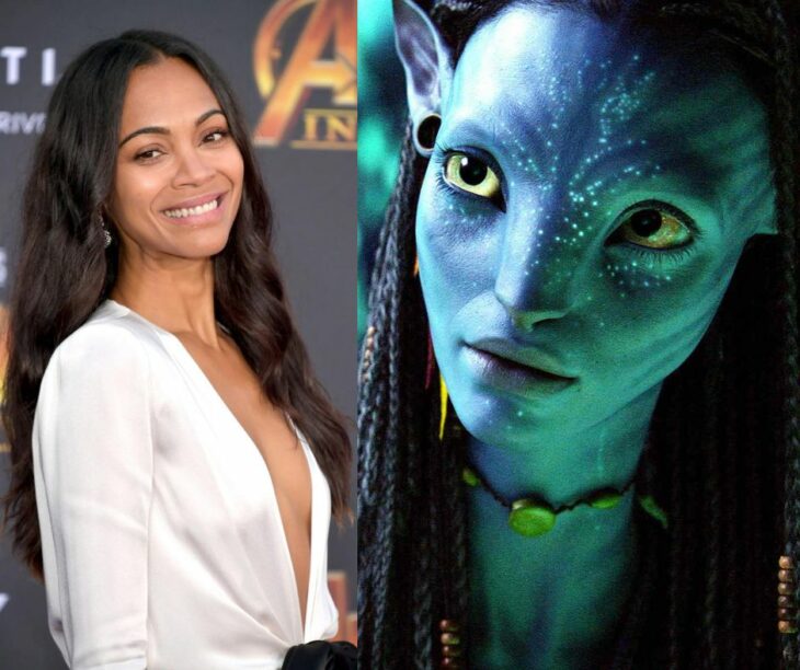 Zoe Saldana as Neytiri in Avatar