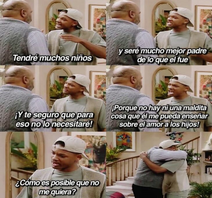 Cuando Will llora por su papá en El príncipe del rap en Bel-Air