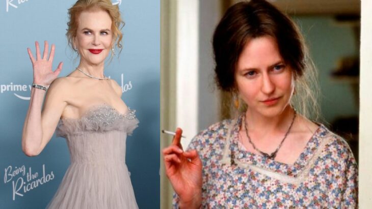 Nicole Kidman como Virginia Woolf en The Hours