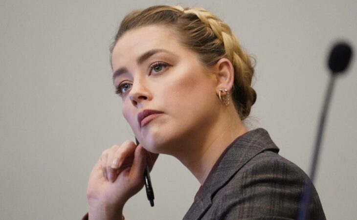 Amber Heard durante juicio por difamación