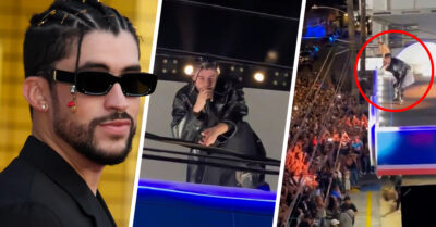Bad Bunny y Arcángel dan un concierto gratis en una gasolinera