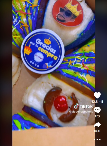 rosca de reyes de bad bunny 