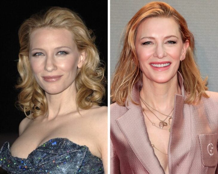Cate Blanchett before and after