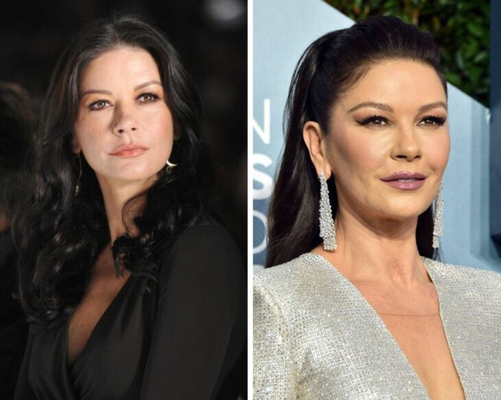   Catherine Zeta-Jones before and after