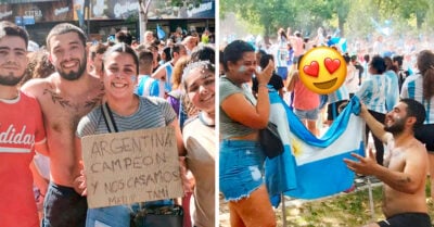 Prometió que si ganaba Argentina el mundial se casaría con ella