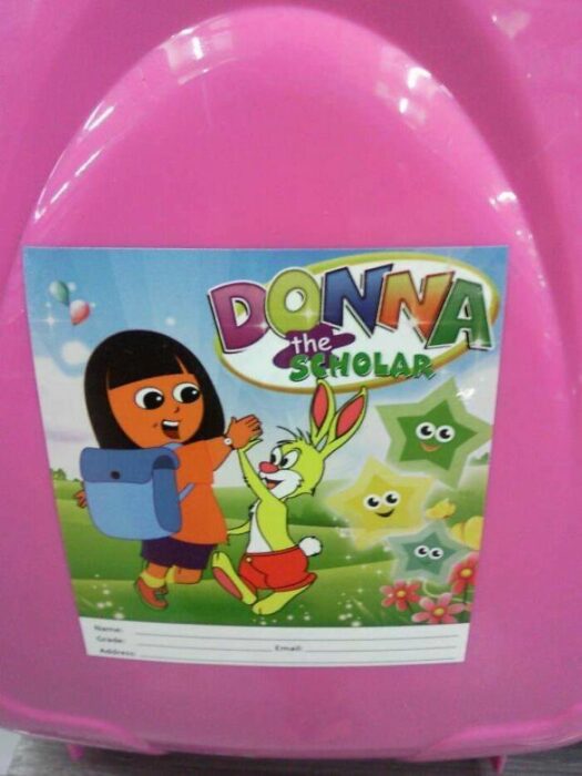 Donna marks imitation of Dora the explorer