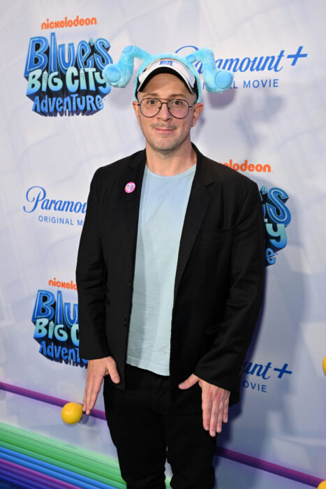 fotografía de Steve Burns en una alfombra roja de Nickelodeon 