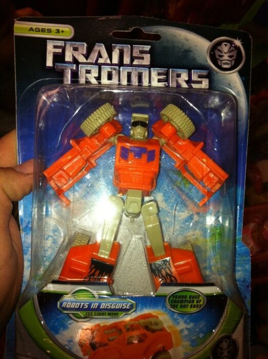 Frans tromers imitación de Transformers