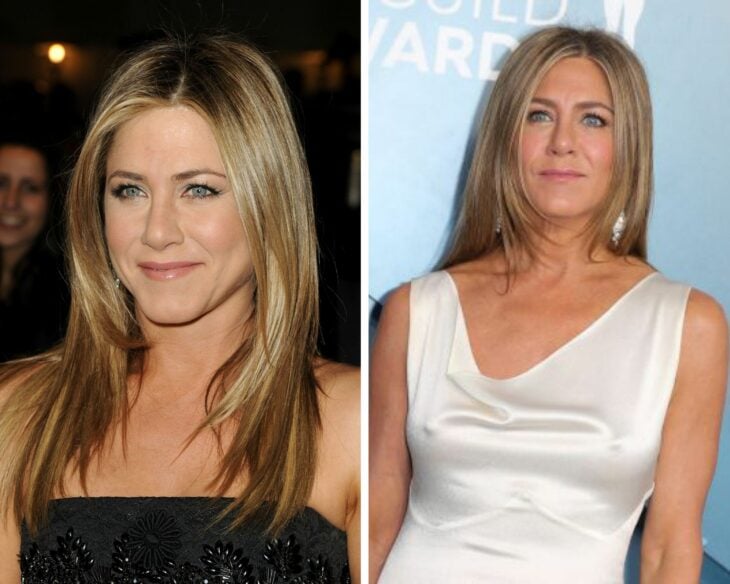 Jennifer Aniston before and after