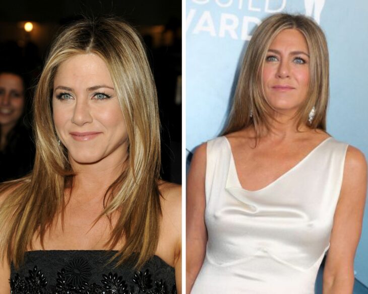 Jennifer Aniston before and after