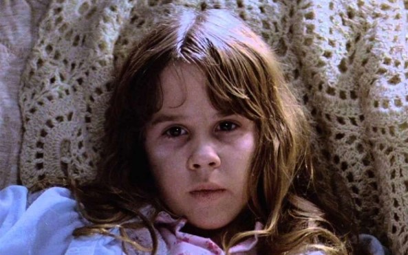 Linda Blair en El exorcista