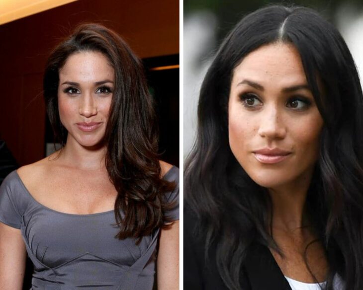 Meghan Markle before and after