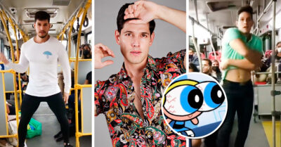 Modelo colombiano usa los pasillos del camión como pasarela; está causando amor y odio