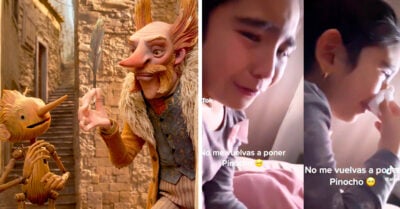 Niña llora desconsolada al ver ‘Pinocho’: “Mami, no me la vuelvas a poner”