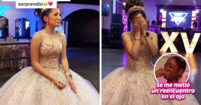 Quinceañera se reencuentra con su papá después de estar 10 años separados