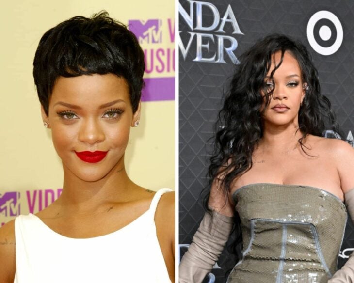 Rihanna then and now 2022