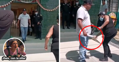 Su mamá fue a recibirlo a la salida de la cárcel… lo agarró a cintarazos