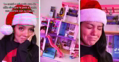 Su novio le regaló la casita Barbie que quiso de niña; ¡ella ya ganó!