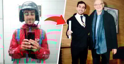 Trabajó durante 2 años para poder pagar sus estudios hasta que lo consiguió