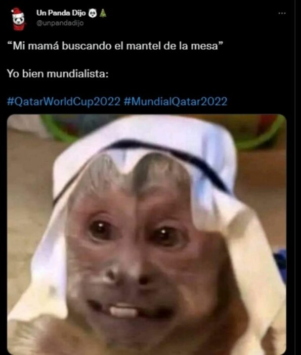 turbaned monkey meme for the world cup