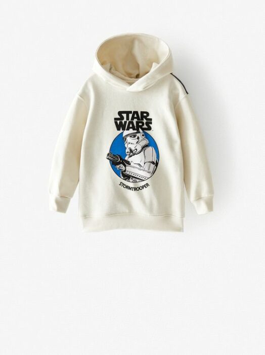 Sudadera blanca de star wars