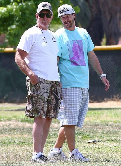 Kevin Federline y Jamie Spears en partido de Futbol