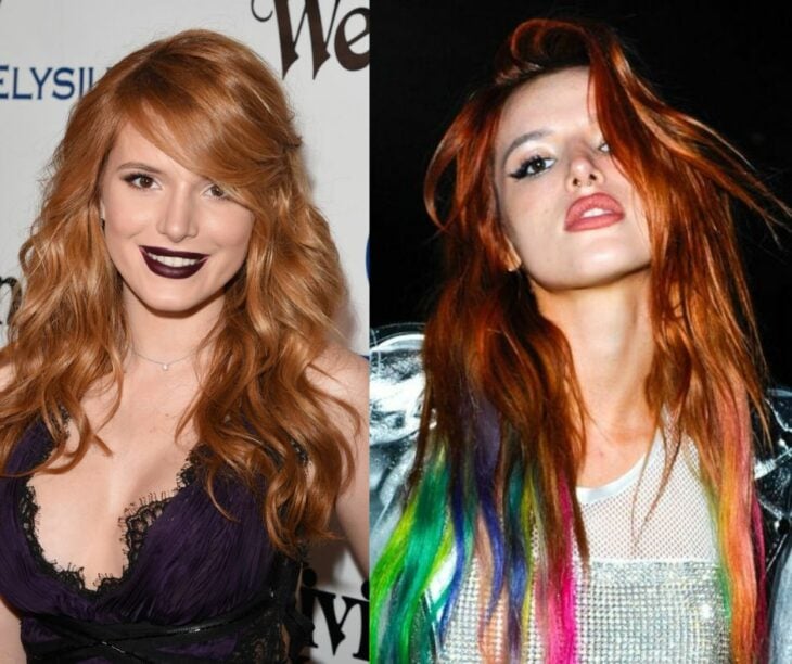 Bella Thorne antes y después de Tyler Posey 