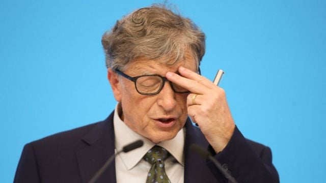 Bill Gates decepcionado