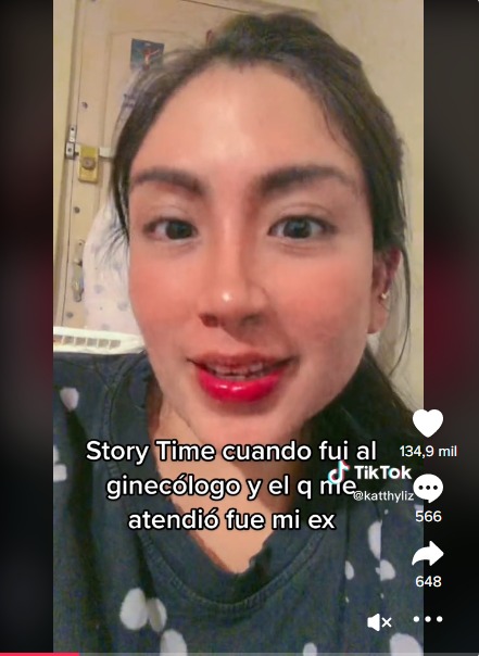 chica cuenta cuando el ginecólogo que la atendió era su ex