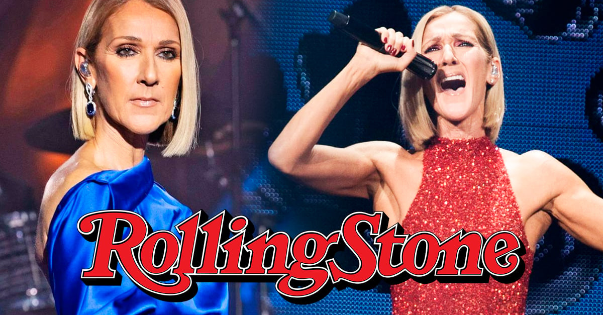 Céline Dion was left out of the list of the “best singers” of the magazine ‘Rolling Stone’