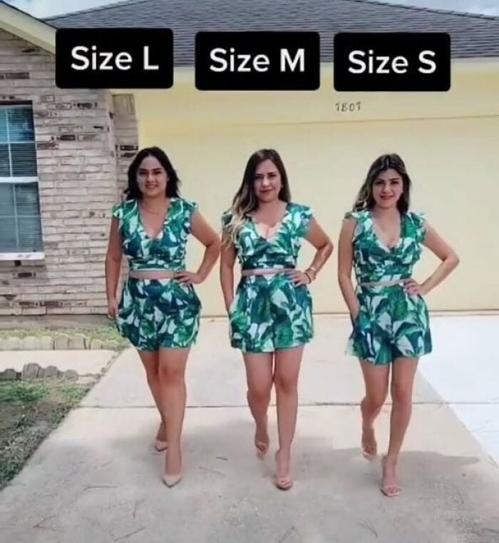Большие девочки разница. Как смотрится одна и та же одежда разных размеров. Девушка Fashion 2022. S/M модели. Как смотрится одежда с 4 размером фото.