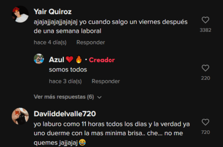 comentarios en español de la red TikTok