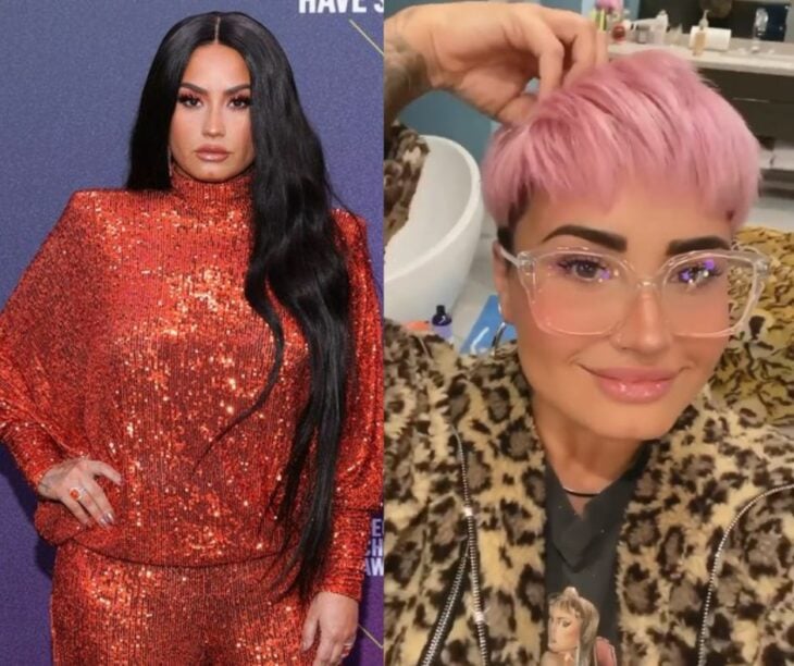 Demi Lovato antes y después de Max Ehrich