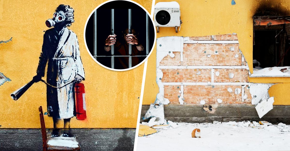 They tried to steal a Banksy in Ukraine and face 12 years in prison
