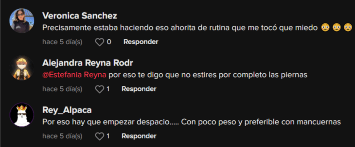 comentarios de TikTok en español