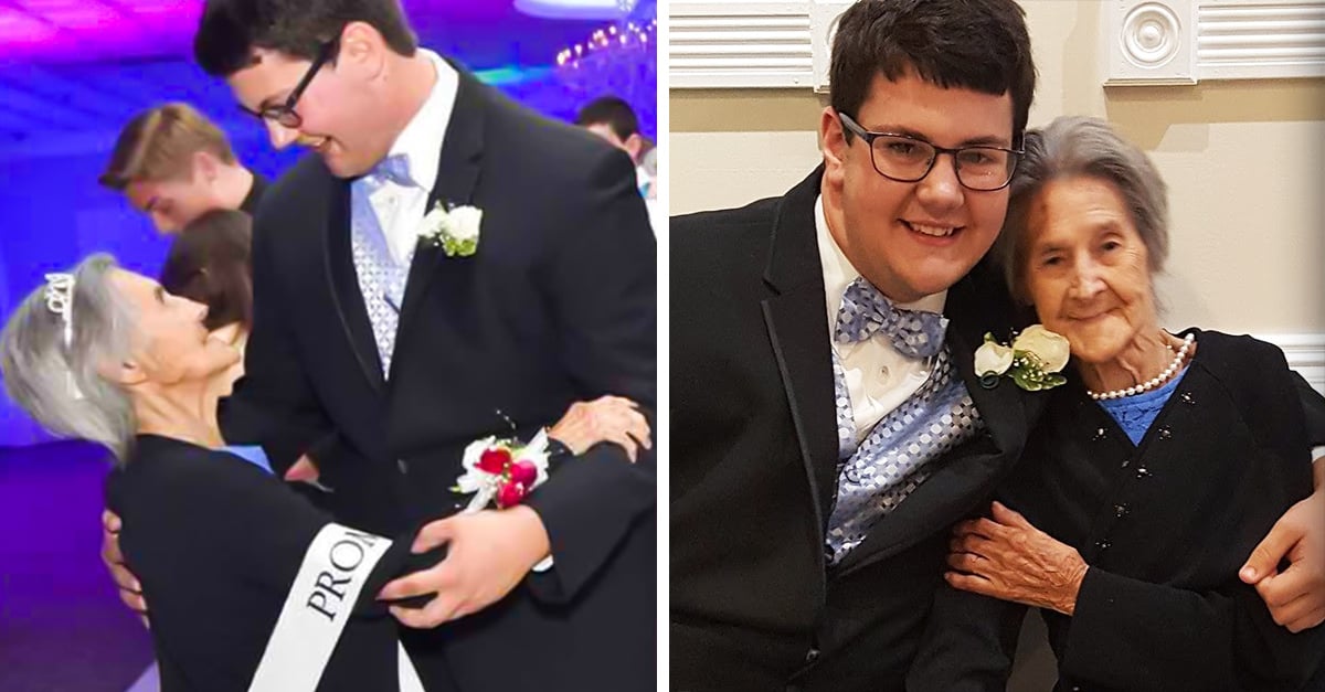 Boy Takes His Sick Granny To The Prom To Make Her Happy Before Leaving