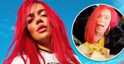 Karol G le quita su ‘hot dog’ a una fan; “La Bichota” tenía hambre