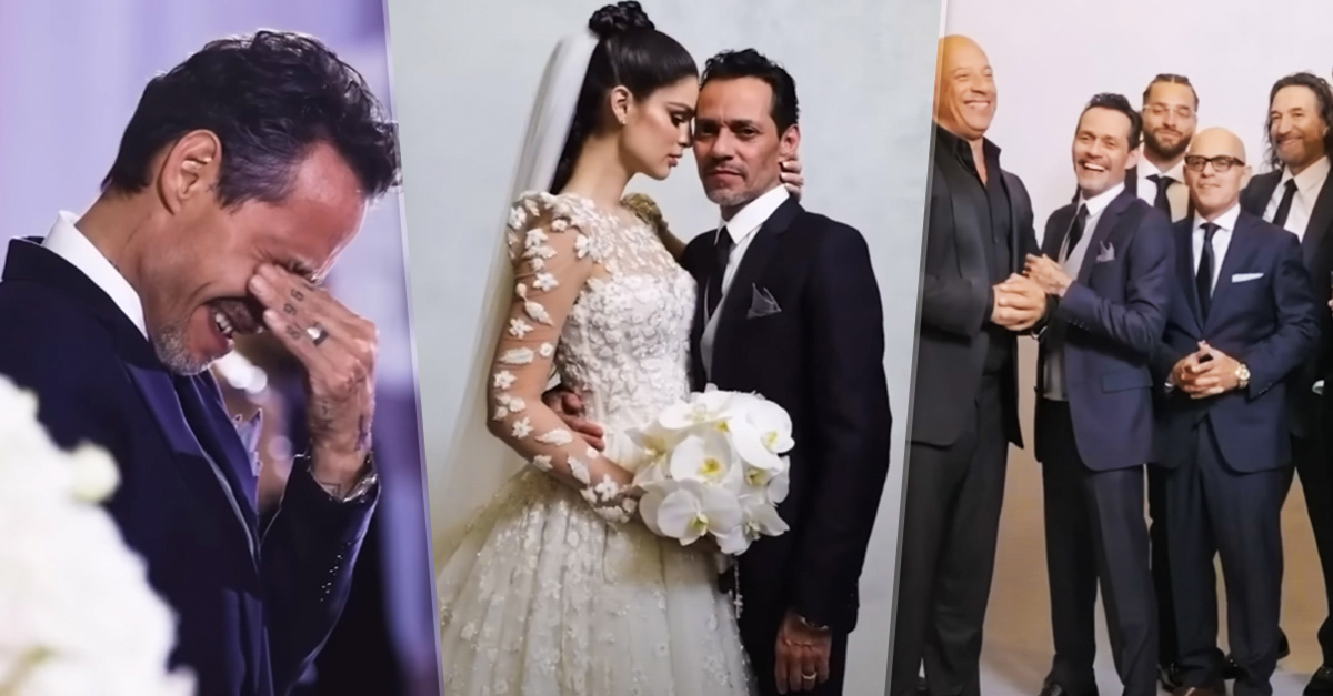Marc Anthony and Nadia Ferreira got married and this was their spectacular wedding