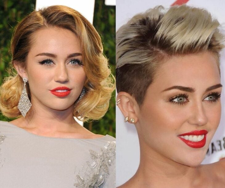 Miley Cyrus antes y después de Liam Hemsworth