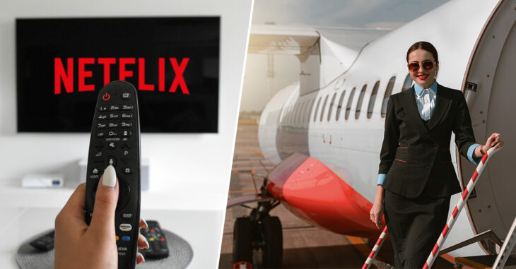 Netflix busca sobrecargos para sus jets anótate