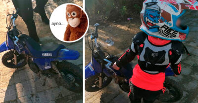 Policía detiene a un niño de 7 años por conducir una minimoto por las calles