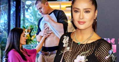 Salma Hayek impacta con su vestido en la red carpet de ‘Magic Mike’s Last Dance’