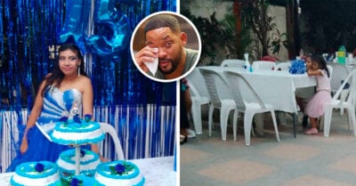 Quinceañera se queda plantada pero unos desconocidos llegaron para no dejarla sola