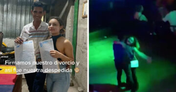 Pareja se divorcia y celebra con velada romántica, baile y toda la cosa