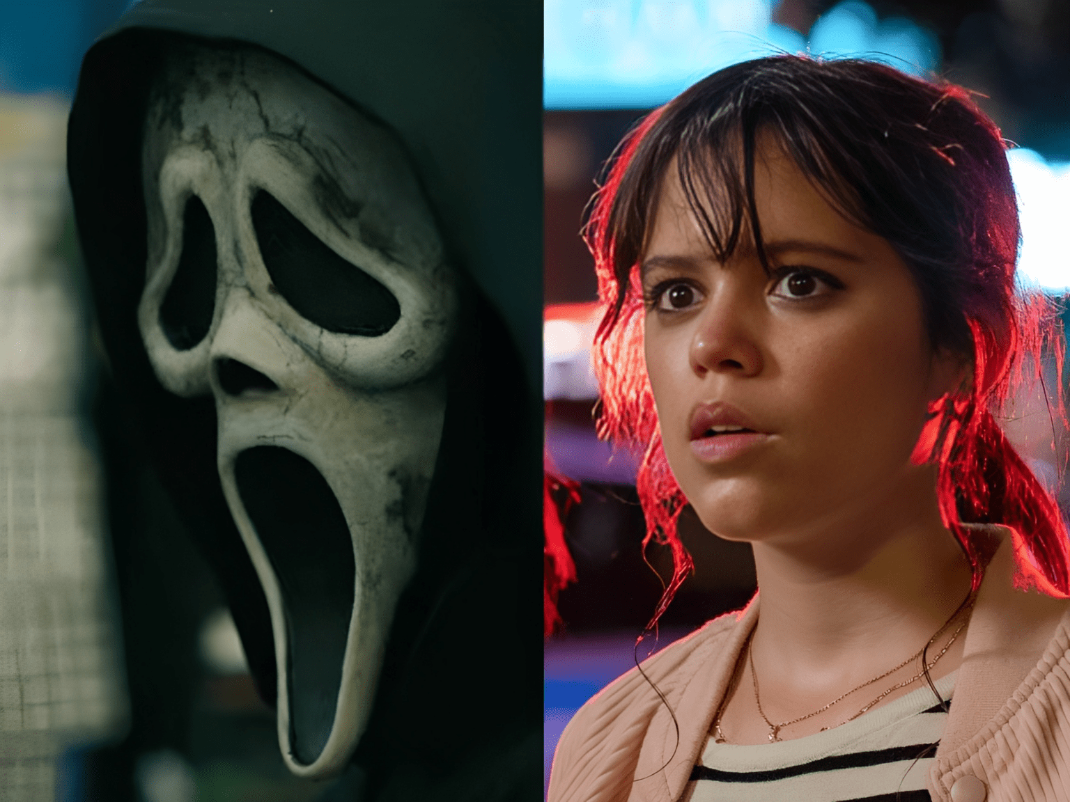Ghostface persigue a Jenna Ortega en el tráiler de Scream 6