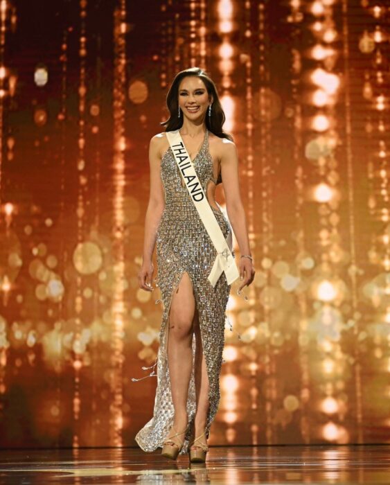 Miss thailand on the catwalk of miss universe 2023