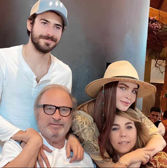 Foto de Belinda con su familia