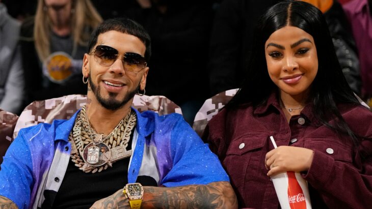 Anuel AA y Yailin, la más viral sentados en las gradas disfrutando de un evento deportivo