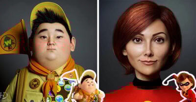 Artista recrea personajes de animación como personas reales