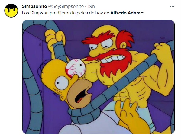 meme homer hit like adame